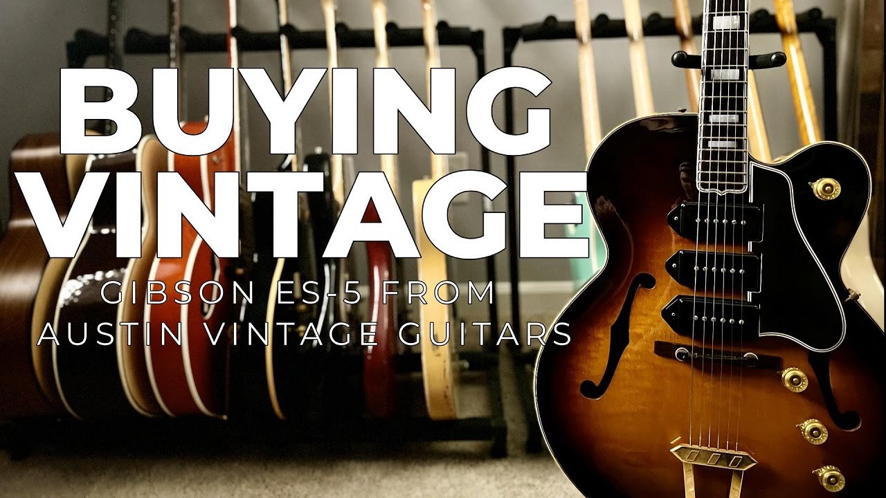 Buying, Unboxing, and Setting Up a 1951 Gibson ES-5 Archtop Guitar from Austin, TX | Vlog