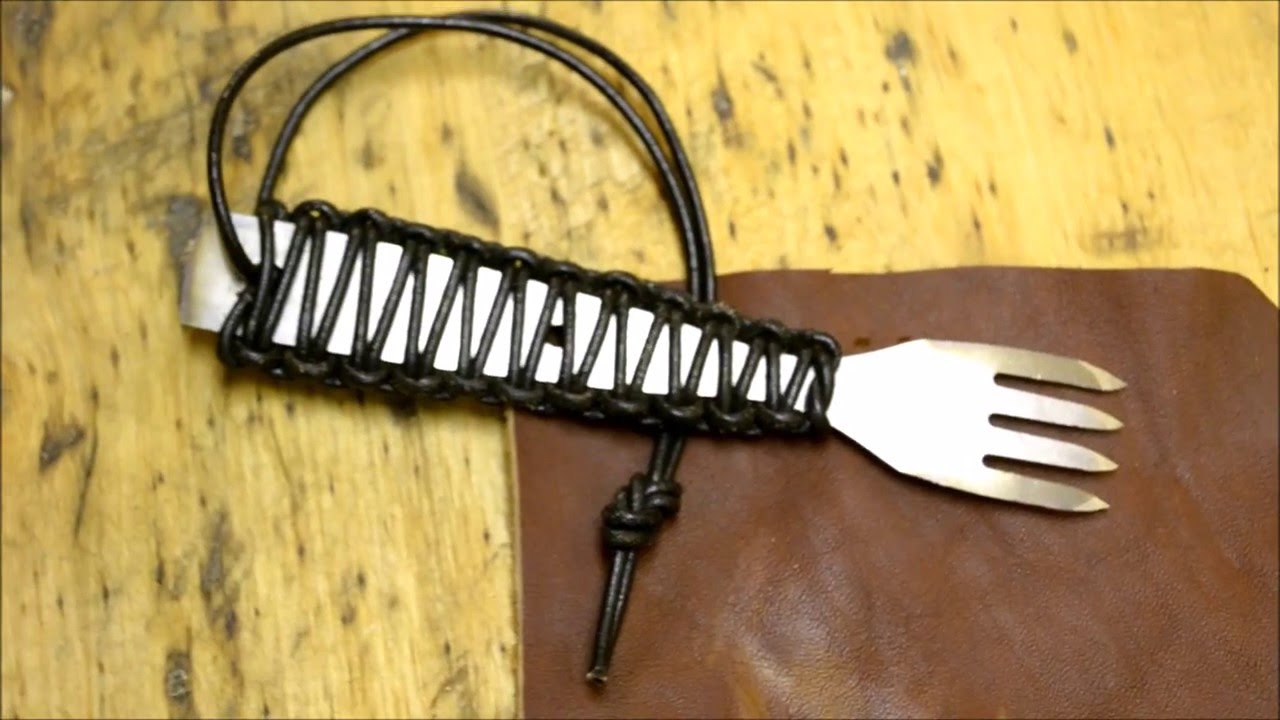 Making a four hole punch for leather crafts. Aka Gaffelsyl