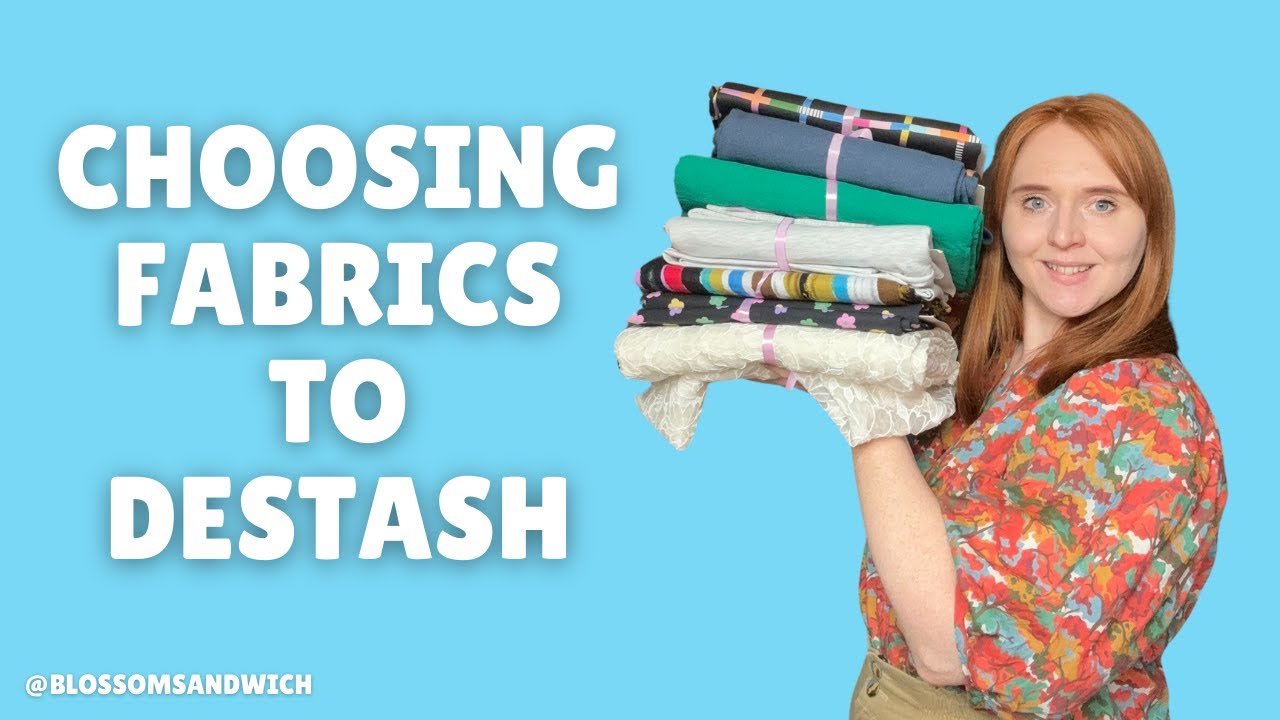 Help me choose which fabrics to destash at the Surrey Sews Swap (plus sewing plans and stash tour)