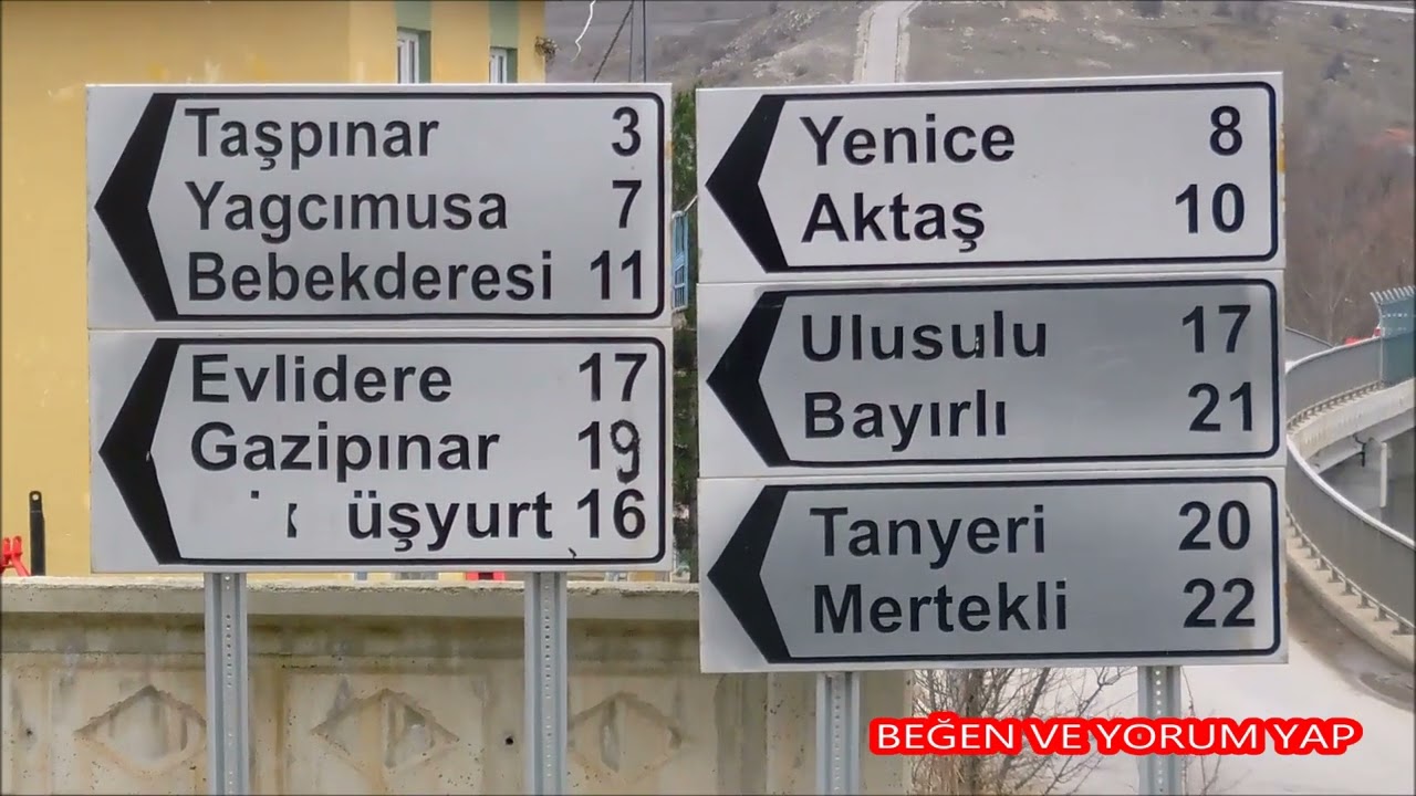 Tokat Artova ilçesinden görüntüler