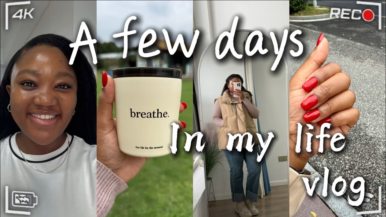 A Few Days in My Life | Relaxing My Hair, New Style, Dinner at Home & Field Trip Moments 🌾