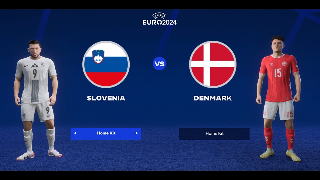 FC 24 - SLOVENIA vs DENMARK - UEFA EURO CUP 2024 - GROUP C - Full Match - PS5 [ 4K ]