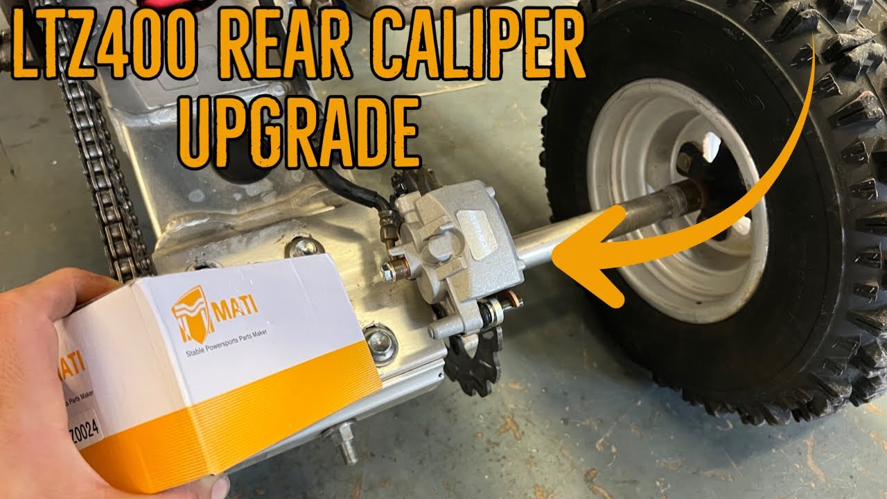 LTZ400 KFX400 DVX400 Dual Piston Rear Caliper Upgrade