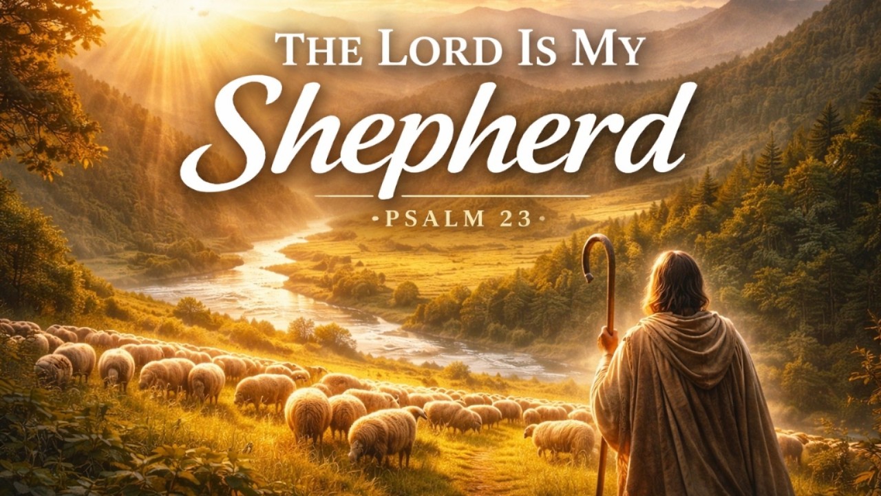 The Lord Is My Shepherd (Psalm 23 Worship Song) | Peaceful Christian Worship Lyrics