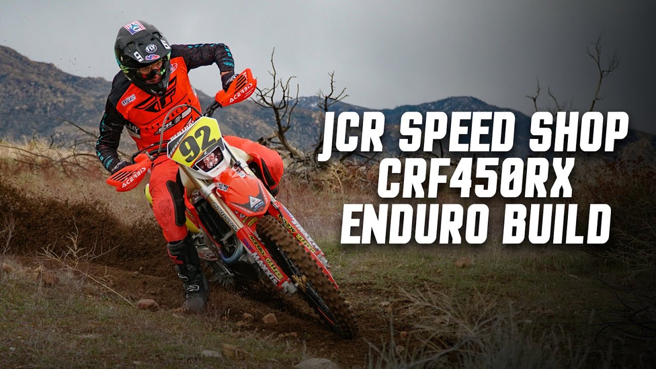 Сборка эндуро мотоцикла JCR Speed ​​Shop CRF450RX