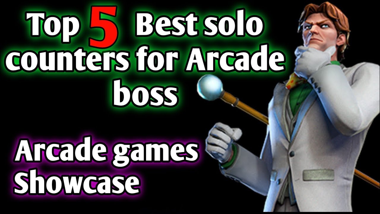 Top 5 Best and easiest counters for Arcade boss / Arcade games Showcase MCOC