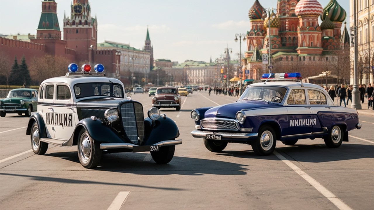 🚓 Эволюция полицейских автомобилей СССР (1930-е – 1960 год)