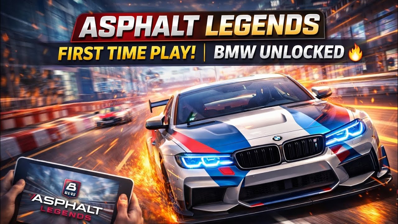 I'm First Time Playing Asphalt Legends on Tablet | BMW Unlocked Gameplay 🔥