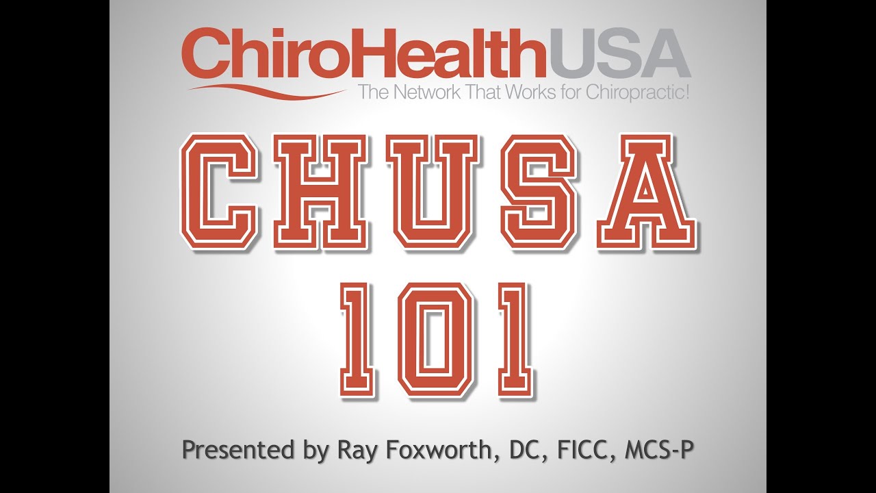 CHUSA 101 Training VIdeo