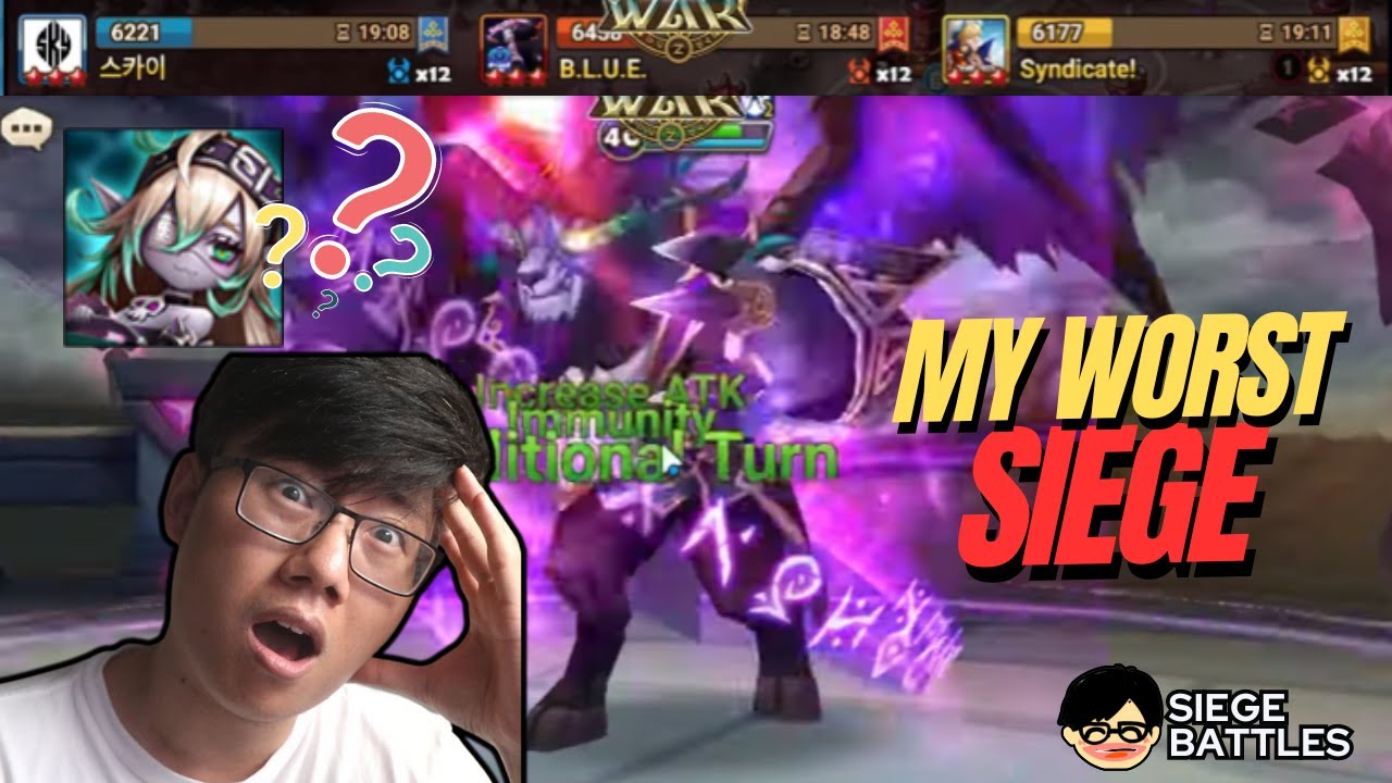 I Got Absolutely DESTROYED in this Siege... - Summoners War