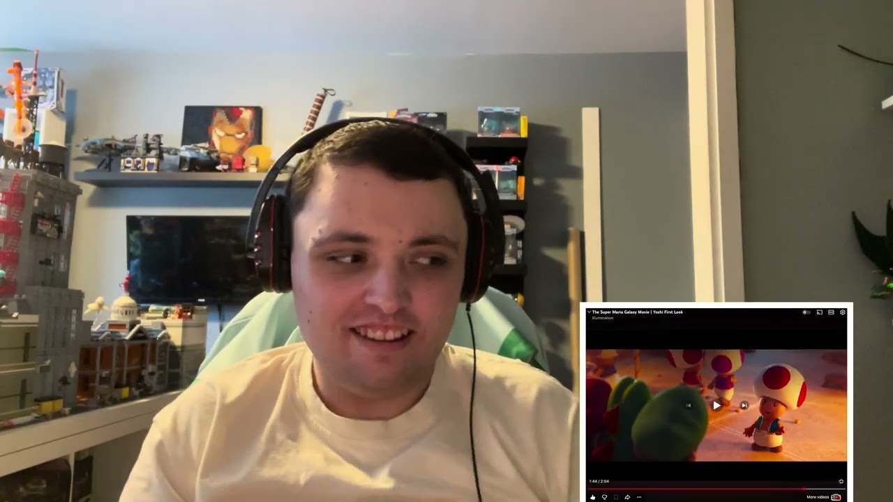 Reacting to The Super Mario Galaxy Yoshi official trailer 