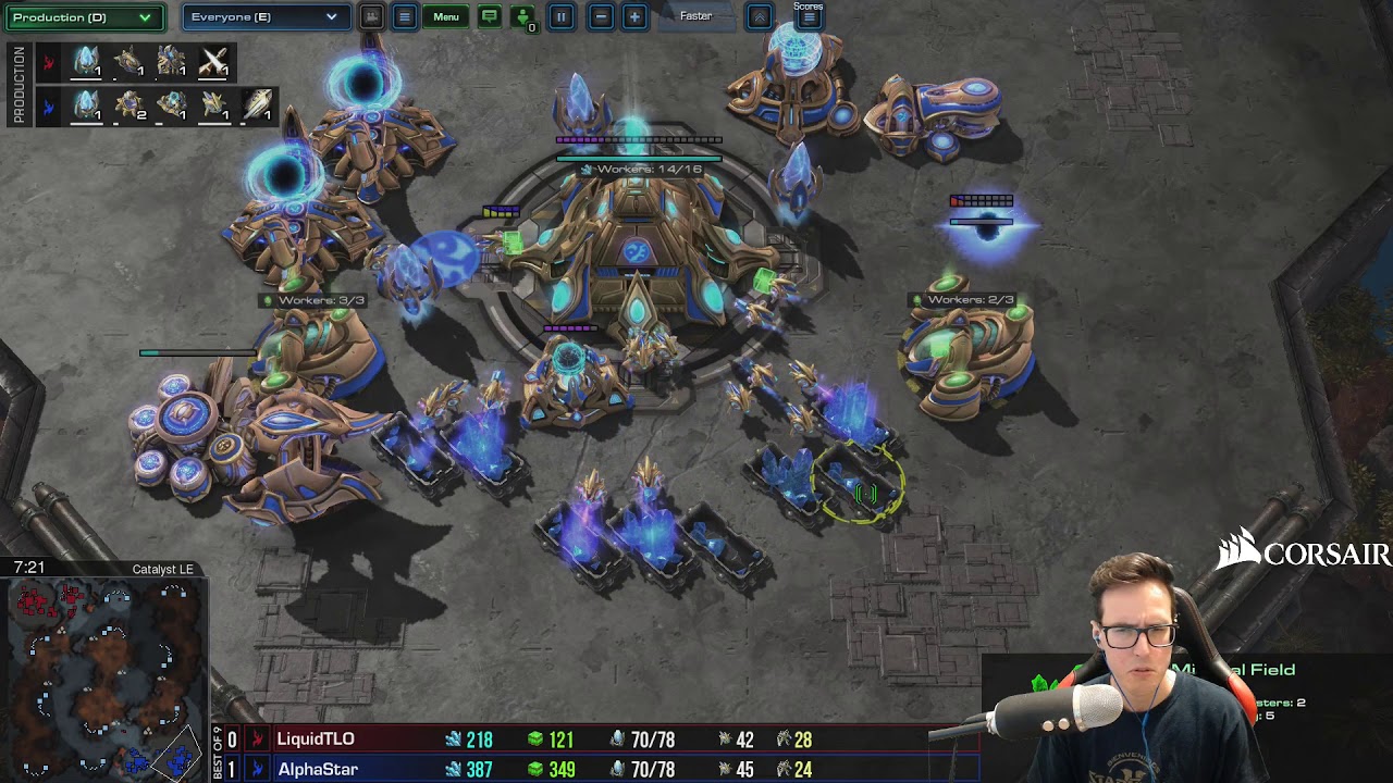 DeepMind Showmatch: AlphaStar vs TLO - Game 2