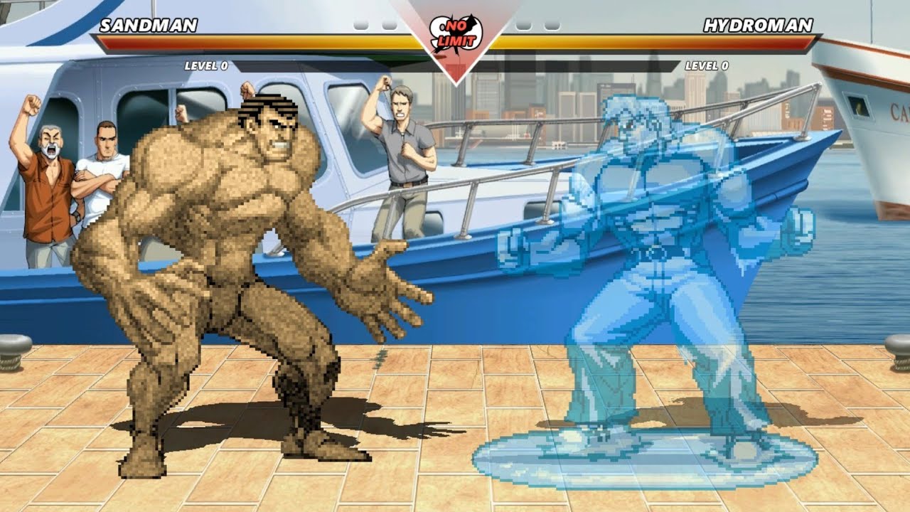 SANDMAN vs HYDROMAN - Amazing epic fight battle !