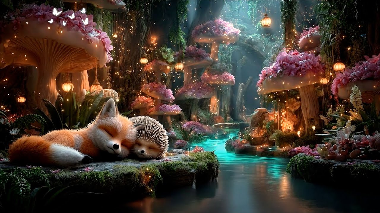 Healing Mushroom River | Calm Nature Sounds from the Fairy Tale with Fantasy Music