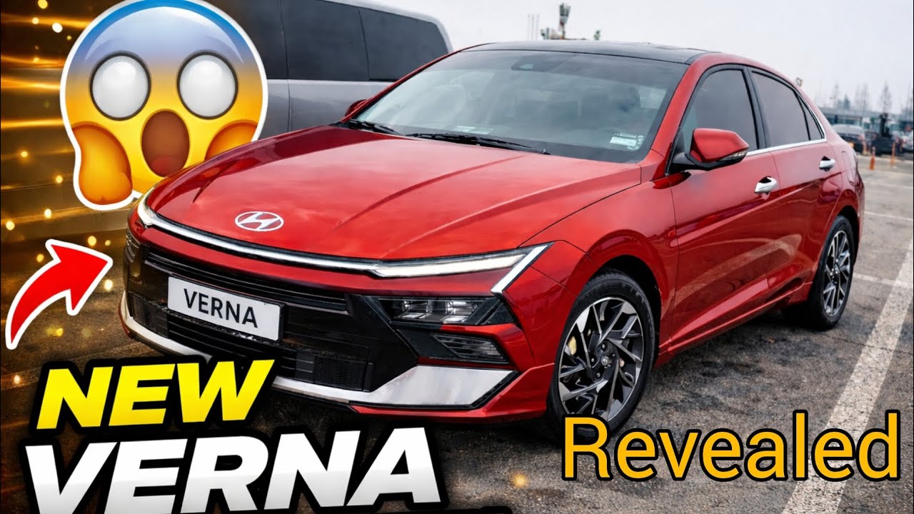 Hyundai Verna Facelift REVEALED 😱 | First in India Exclusive Look 🔥