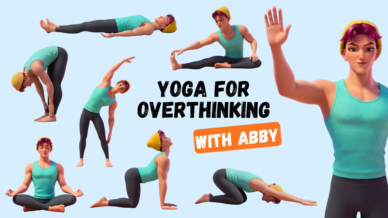 Yoga for Overthinking for Kids 🌙 Calm & Relax with Abby | Yoga For Hunters #kpop #yoga