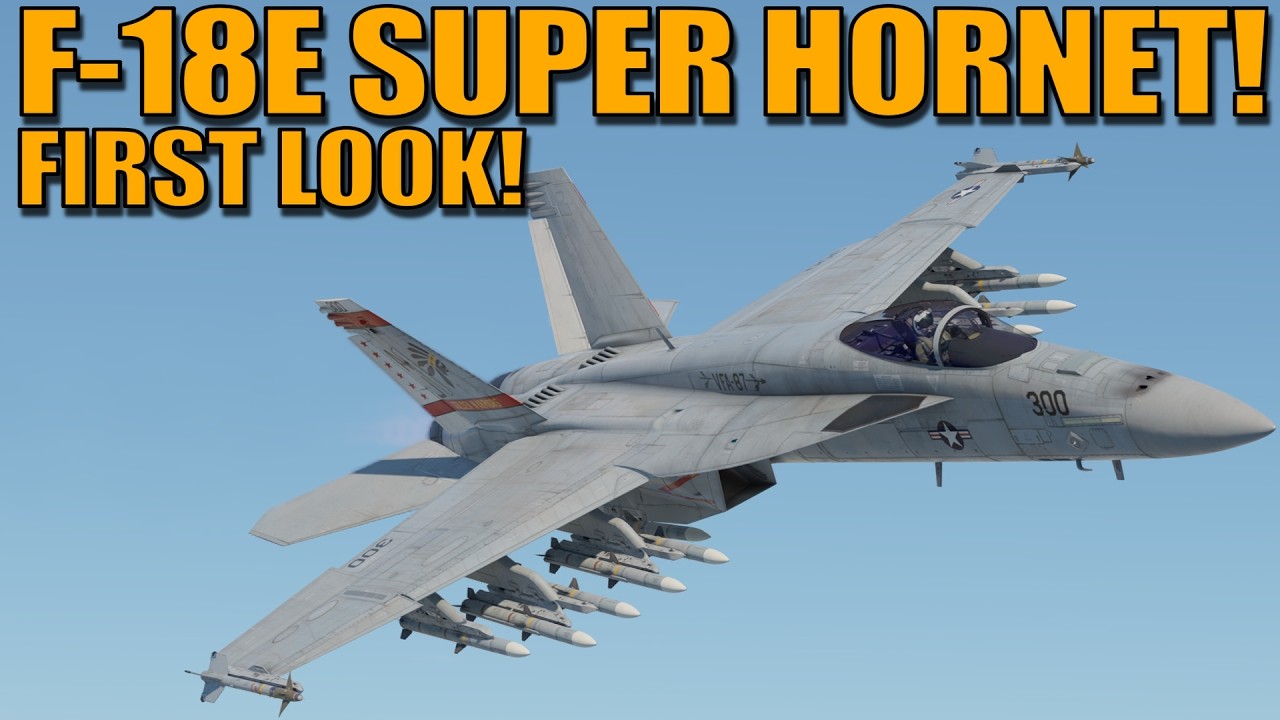 ПЕРВЫЙ ВЗГЛЯД НА F-18E SUPER HORNET! СУПЕР-УДАРА! &mdash; War Thunder