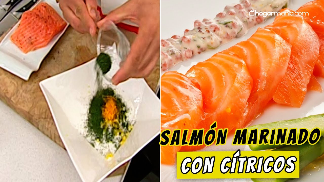 SALMÓN marinado CON CÍTRICOS: Paso a paso para hacerlo en casa con Bruno Oteiza