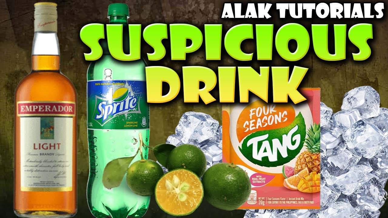 SUSPICIOUS DRINK Emperador Mix 4 Seasons + Sprite | Alak Tutorials 218