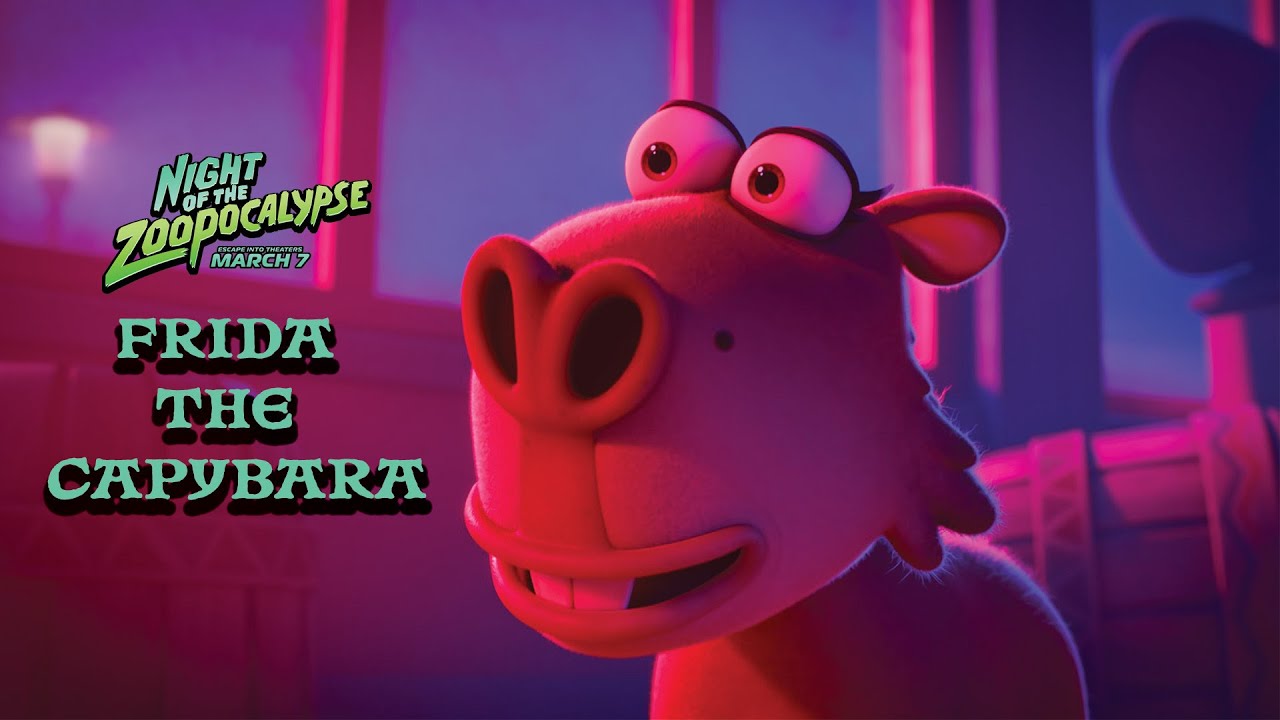 Night of the Zoopocalypse Movie | Frida the Capybara Vibes to the Viral Capybara Song 🎶