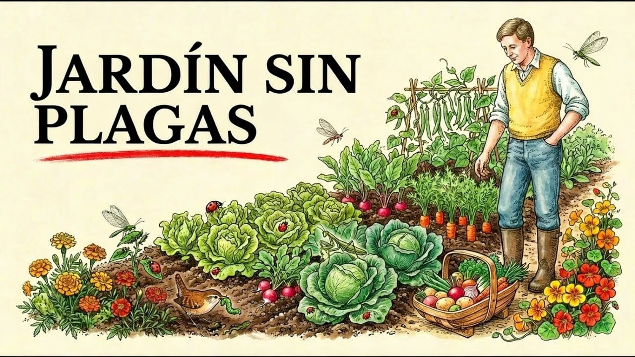 Cómo cultivar alimentos sin plagas usando este sistema natural