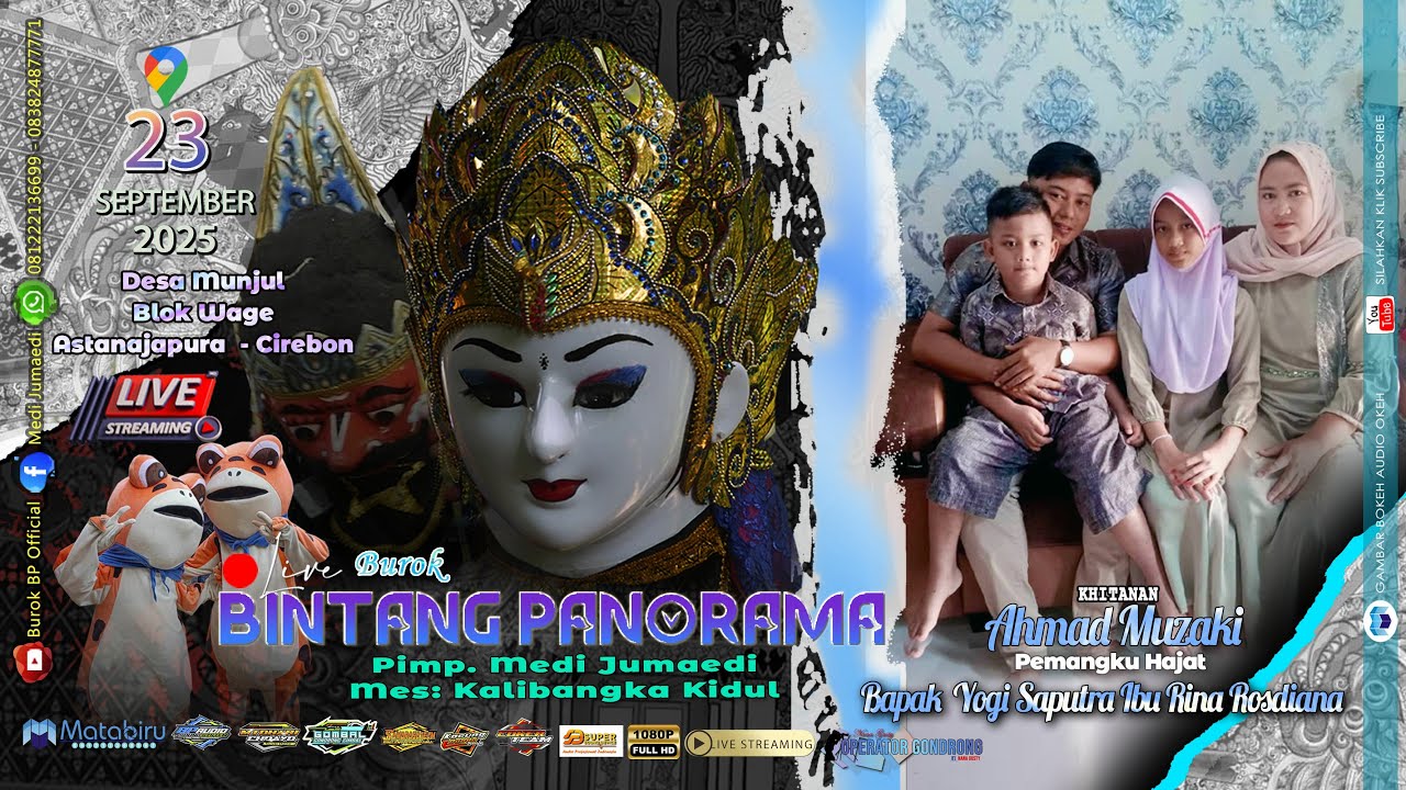 LIVE BUROK BINTANG PANORAMA / DESA MUNJUL BLOK WAGE , KEC.ASTANAJAPURA - CIREBON / 23 SEPTEMBER 2025