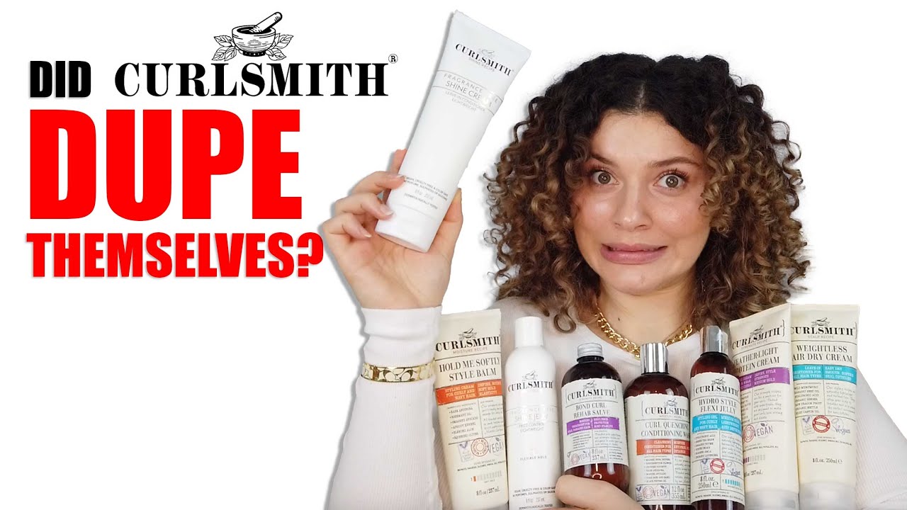 DID CURLSMITH DUPE THEMSELVES?! (fragrance free shine line review)