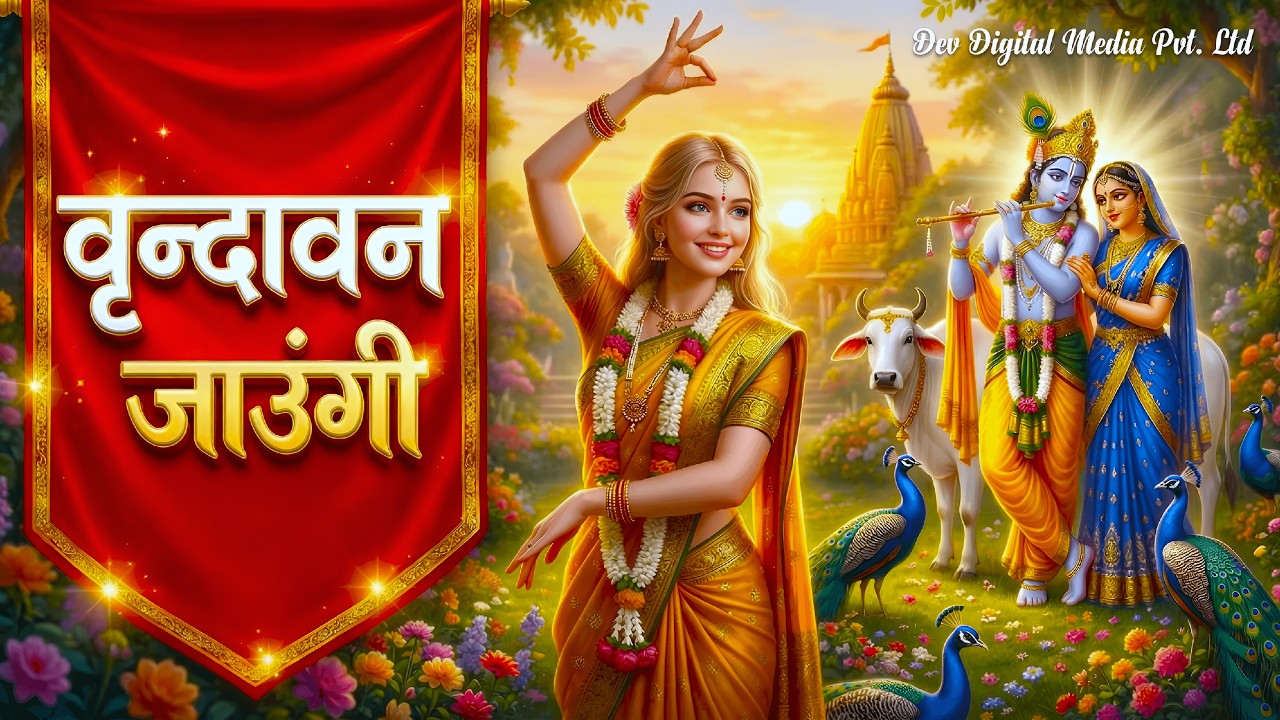 Vrindavan Jaungi | वृन्दावन जाउंगी | मेरे उठे विरह में पीर | Krishna Bhajan 2026 | #krishna #radhe