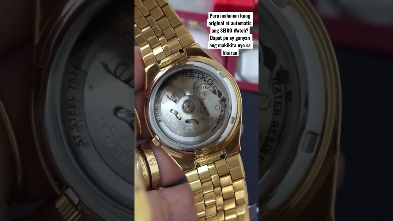 Original & Automatic SEIKO Watch
