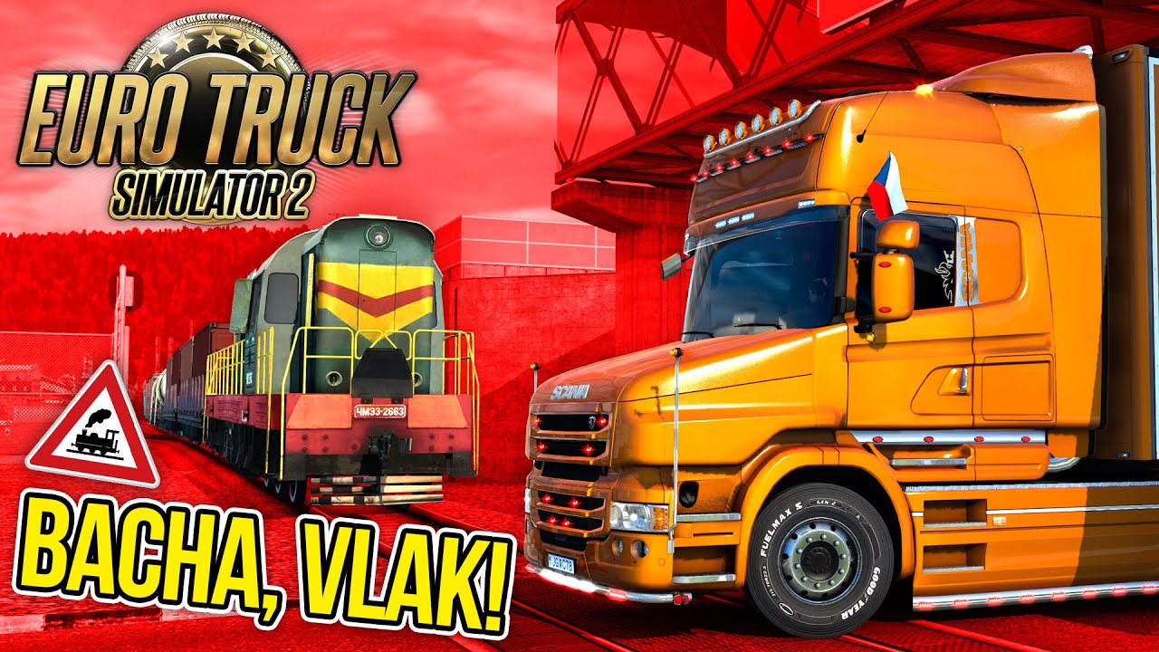 BACHA, VLAK! | Euro Truck Simulator 2 Map Combo Multiplayer #74
