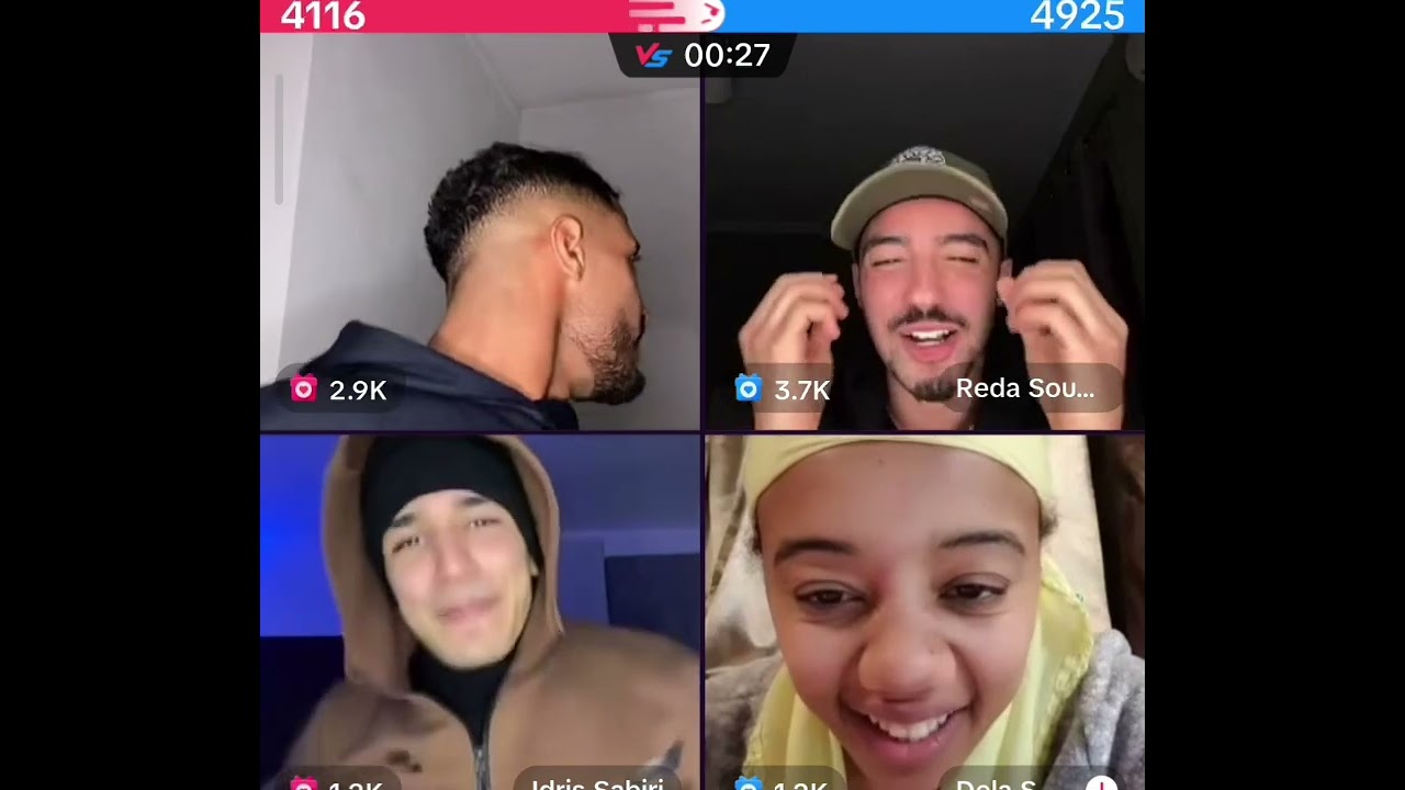 لايف هبال الضحك مع الدراري Ayoub Reda Idriss و لأول مرة مع فدوى delasmimra 😂😂😂 سطاج الوحش