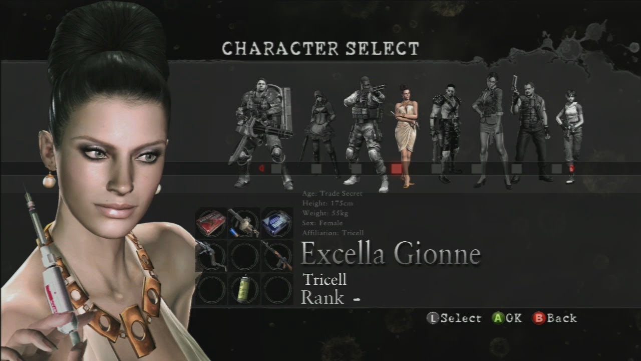 Resident Evil 5 | Melee Moves (HQ) | Excella Gionne