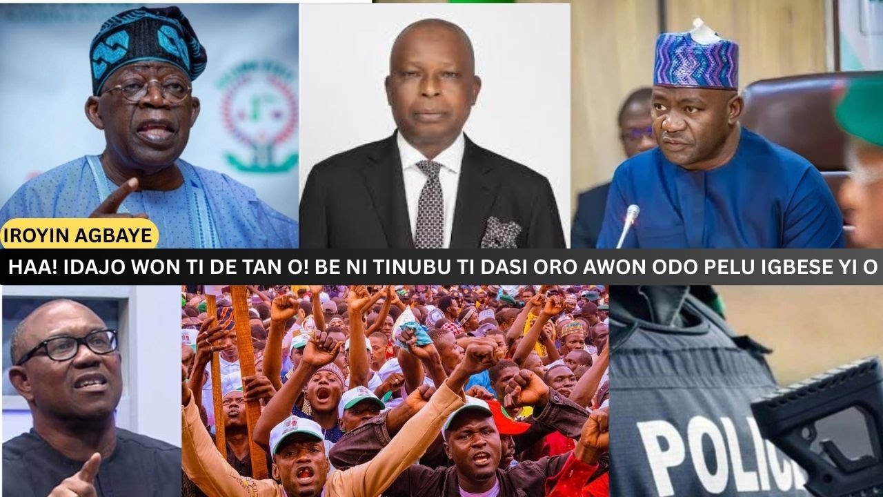 HAA! IDAJO WON TI DE TAN O! BE NI TINUBU TI DASI ORO AWON ODO PELU IGBESE YI O