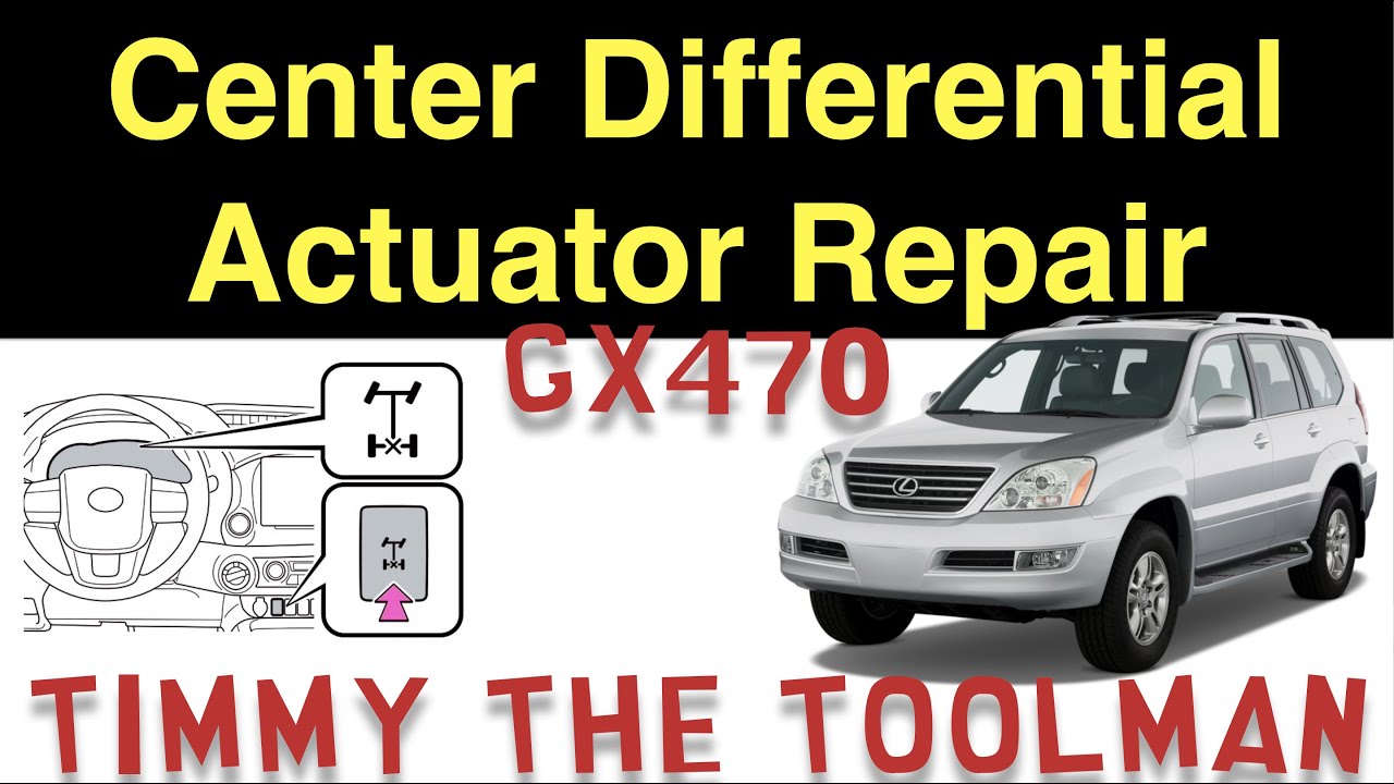 Lexus GX470 Center Differential Actuator Repair