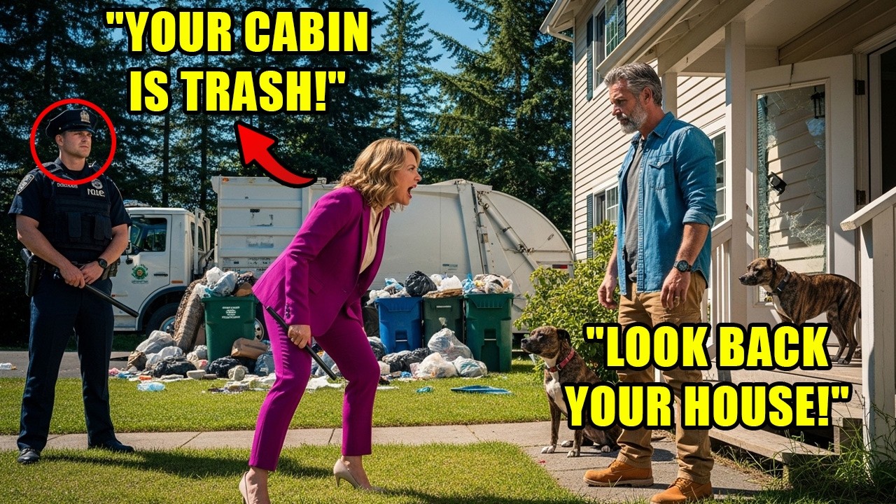 HOA Karen Reported My Cabin for Having an “Ugly Design”—So I Turned Her House Into the New Dump Site