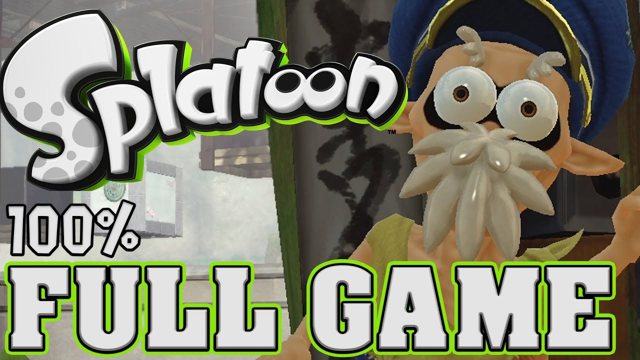Splatoon: Full Game Gameplay 100% [No Commentary]