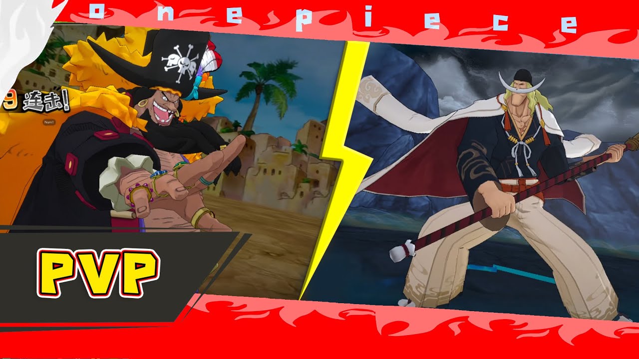 one piece burning will 2.0 part 10 PVP หนวดดำโลกใหม่ VS หนวดขาวหนุ่ม