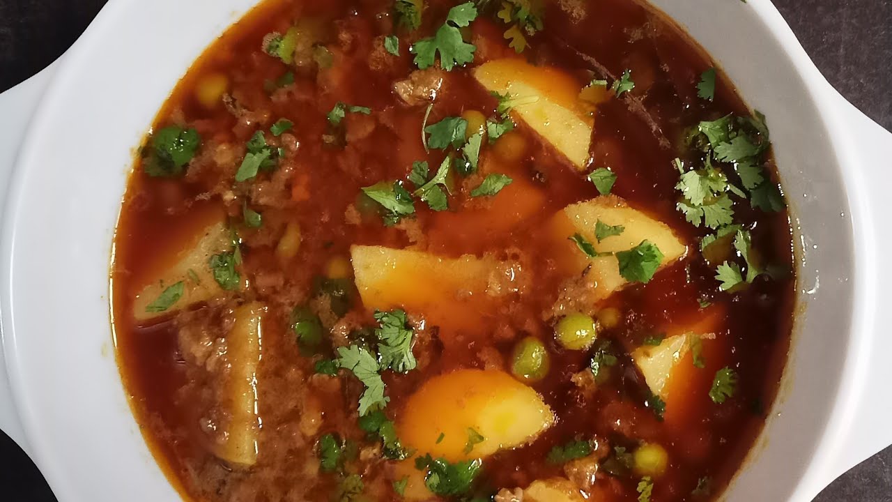 मटन कीमा आलू मटर || Mutton keema aloo matar recipe|खोल देगा आपके दिमाग के सटर 😅
