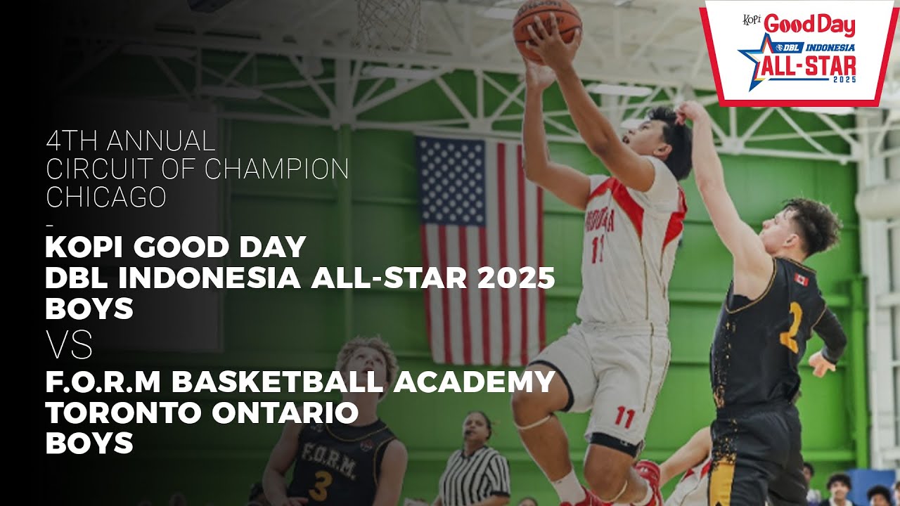 Tensi Panas! Kopi Good Day DBL Indonesia All-Star Boys VS F.O.R.M Basketball Academy