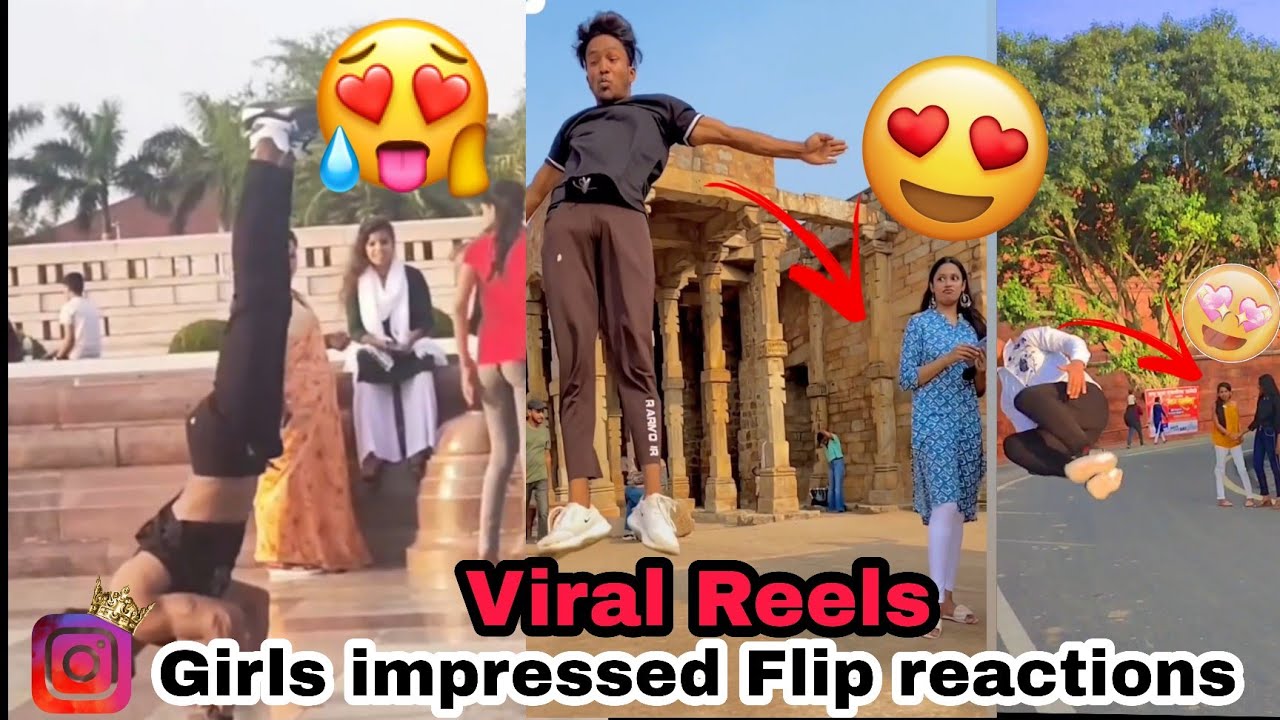 flips in public reactions 😍 || viral #instagram #reels #reaction #stunts
