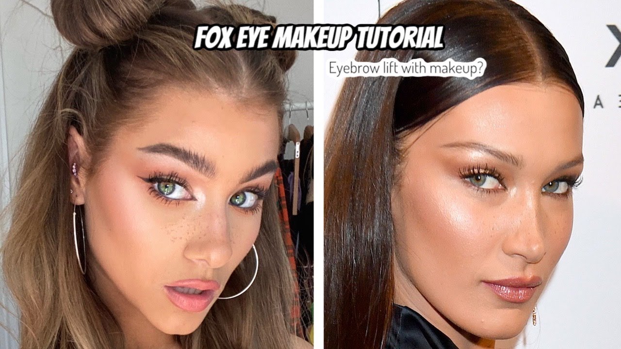 HOW TO - Fox Eyes And Glowy Skin (summer 2020 trends)