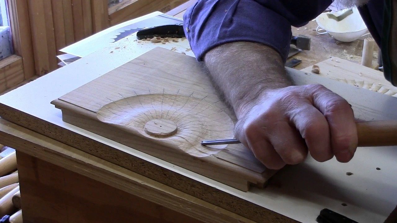 Chapin HighChest Carving the Shells Step 18