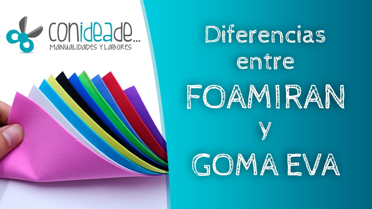 Diferencias entre Foamiran y Goma Eva ✅