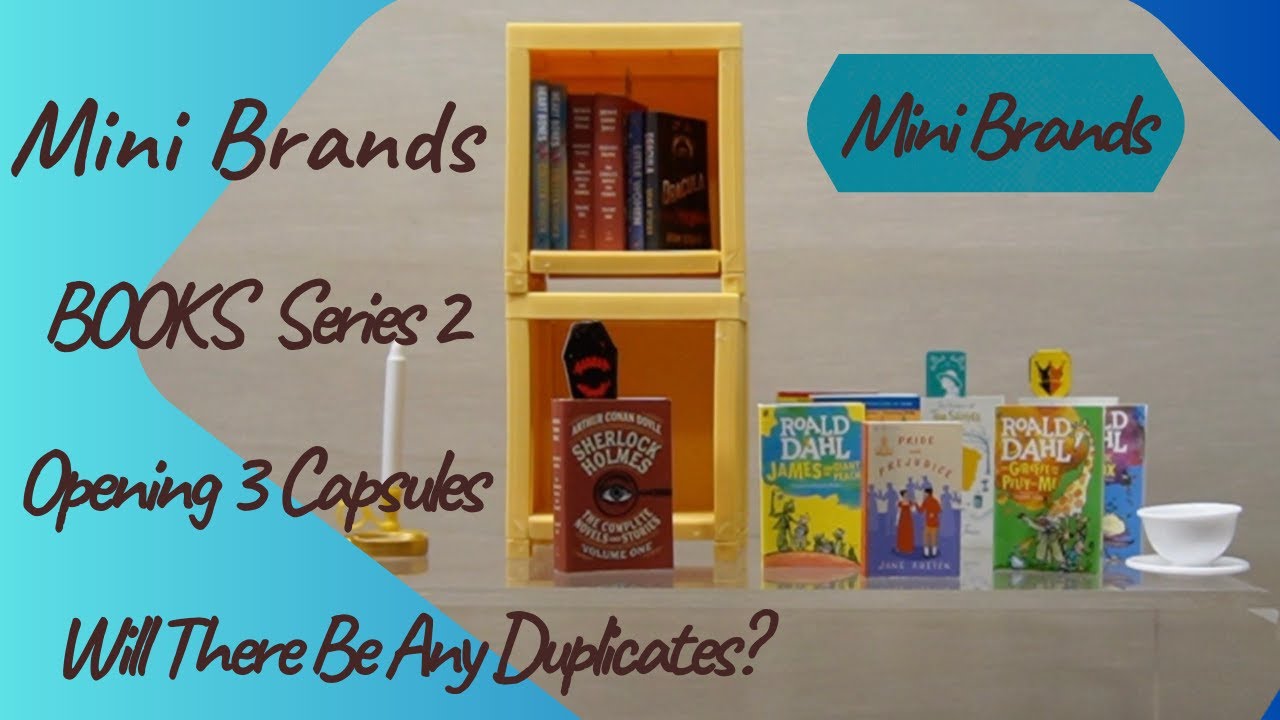 Mini Brands Books Series 2 Unboxing 📚 | 3 Capsules – Duplicates or Legendary Find?!  HD 1080p