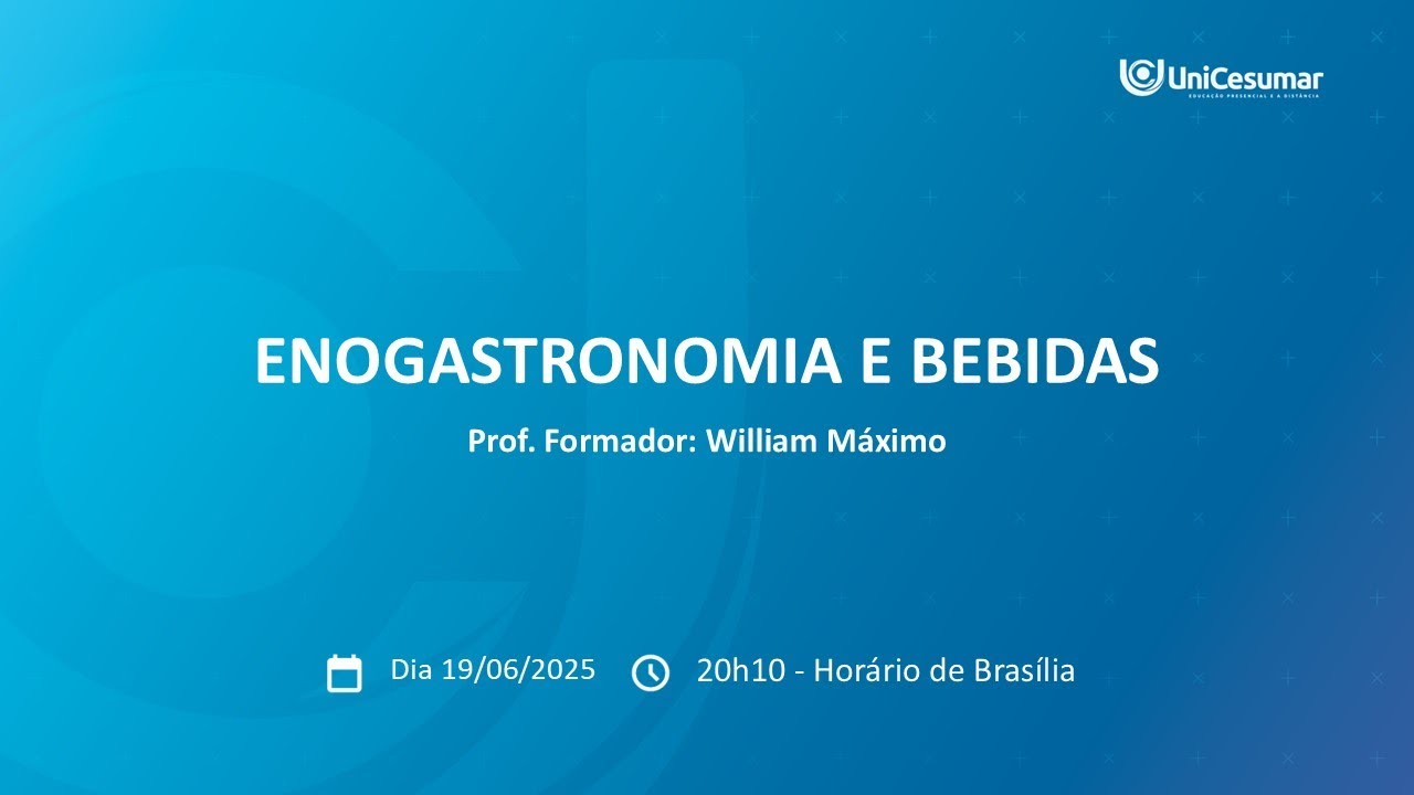 AULA 02 - ENOGASTRONOMIA E BEBIDAS