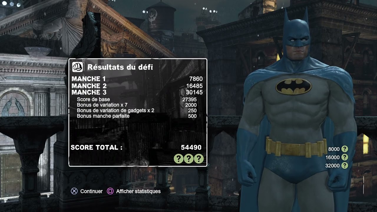 Batman: Return to Arkham City Batman challenge maps