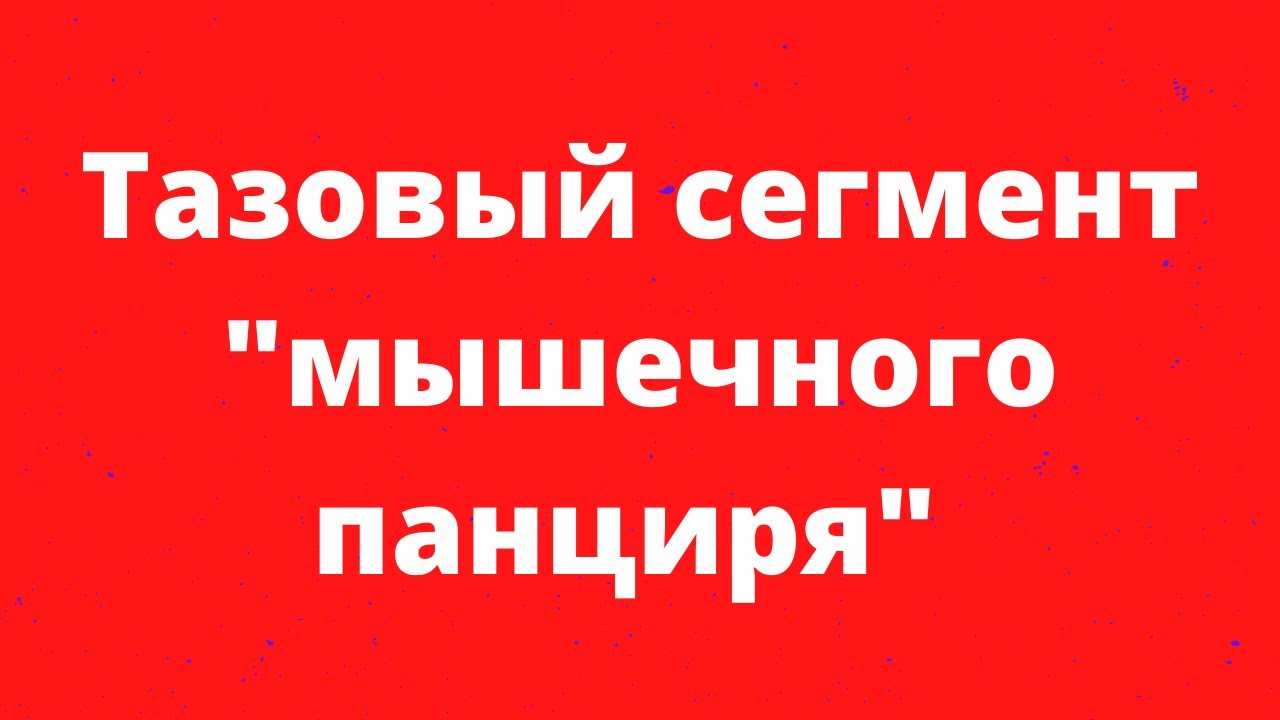 Тазовый сегмент 