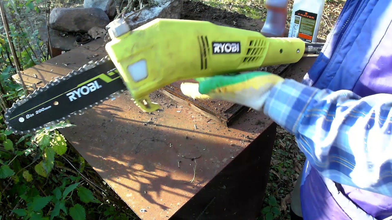 Ryobi RPP750S Штанговый сучкорез, обзор, обрезка сада, плюсы, минусы, применение, рекомендации.