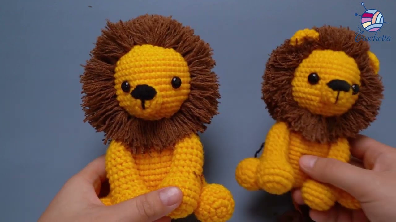 Crochet Lion 15 -Sew up 4
