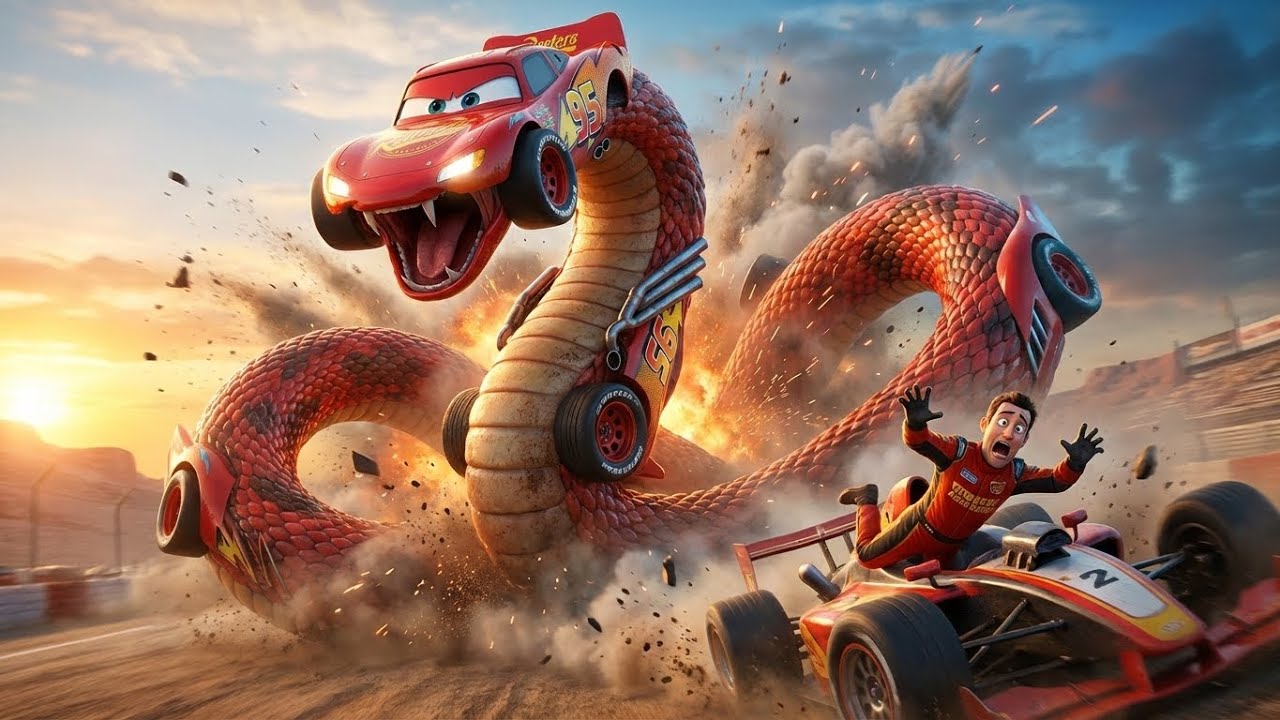 The Evolution of Snake McQueen Speed 🏎️🐍 Idol Transforms into The Predator | Cars Toon 3D Animation